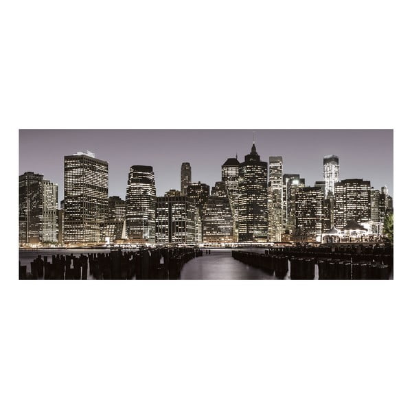 Картина върху стъкло New York Skyline 50x125 cm - Unknown