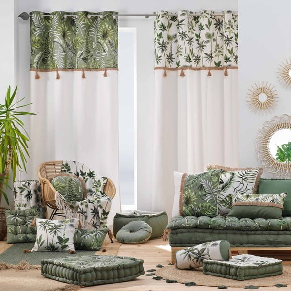 Пуф в цвят каки Malacca – douceur d'intérieur-image-1