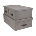 Кутии за съхранение с капак в комплект от 3 Inge - Bigso Box of Sweden