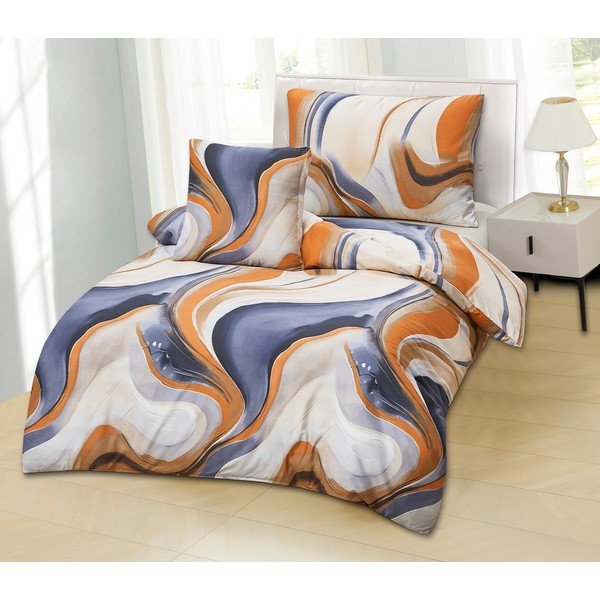 Единично  спално бельо от микросатен 3 части 140x200 cm Gonzalo – My House-image-1