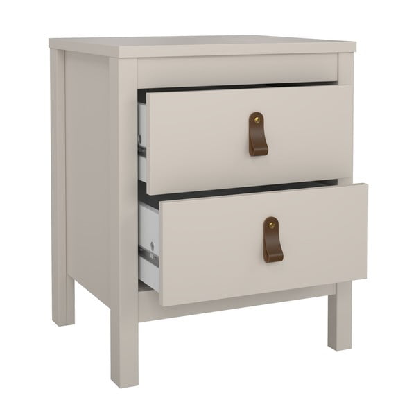 Сиво-бежово нощно шкафче Madrid – Tvilum-image-2