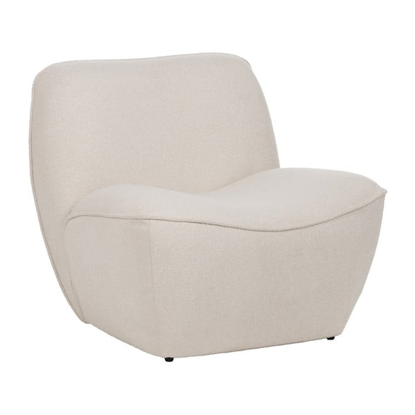 Бяло кресло от плат букле – Ixia