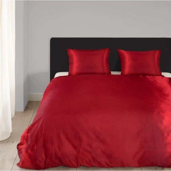 Червено двойно спално бельо Brilla, 240 x 220 cm - Emotion