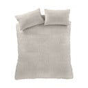 Бежово спално бельо за двойно легло 200x200 cm Seersucker - Catherine Lansfield