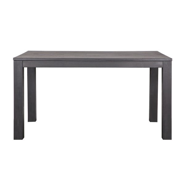 Dřevěný jídelní stůl Largo Black Night, 150x85 cm
