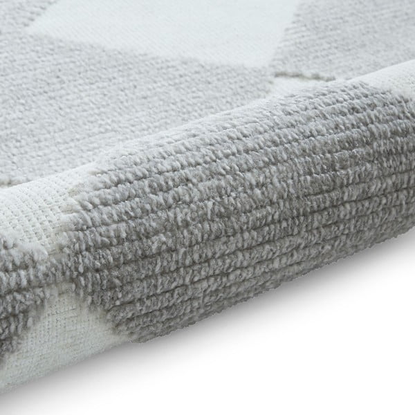 Бяло-светлосив килим подходящ за пране 200x290 cm Lyna Cream&Grey – Think Rugs-image-4