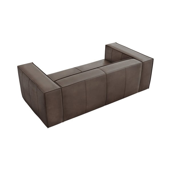Кафяв кожен диван 212 cm Madame - Windsor & Co Sofas-image-4