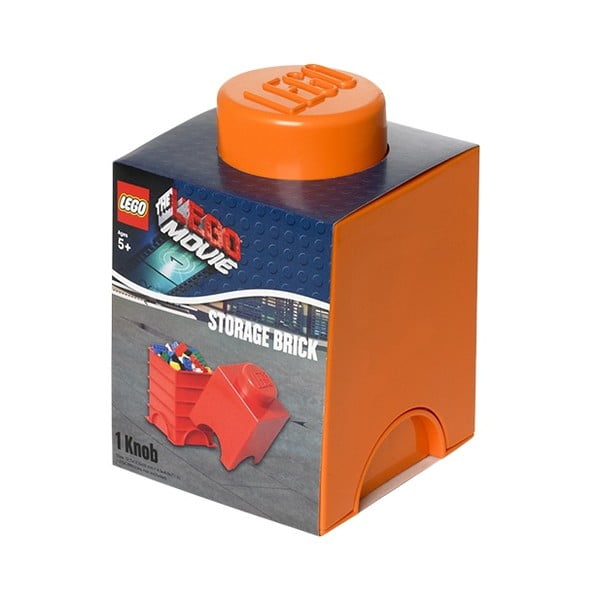 Úložný boxík Lego Movie, oranžový