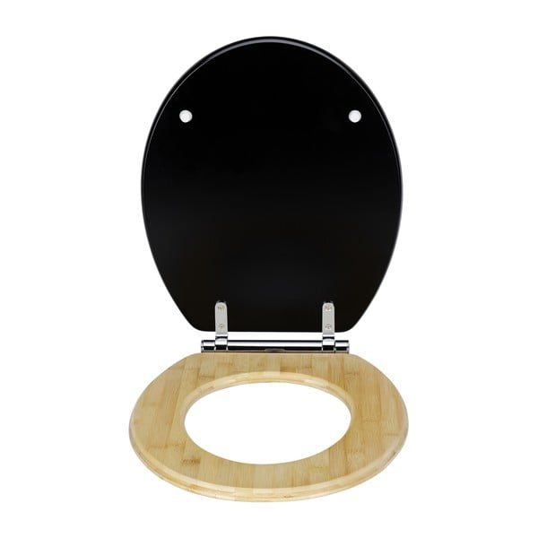 Тоалетна седалка с автоматично затваряне 37 x 44 cm Bambusa - Wenko-image-3