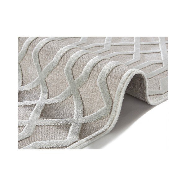 Сив килим от вискоза , 80 x 125 cm Caine - Mint Rugs-image-2