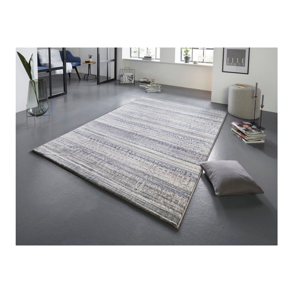 Сив и син килим Arty Cachan, 120 x 170 cm - Elle Decoration-image-1
