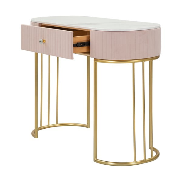 Розова конзолна маса 100x40 cm Montpellier - Mauro Ferretti-image-3