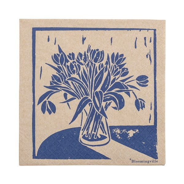 Хартиени салфетки в комплект от 20 броя Tulips – Bloomingville