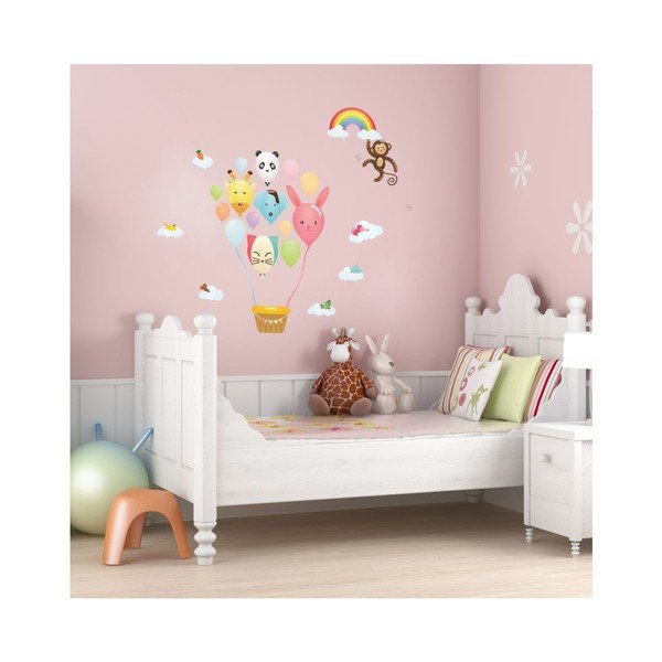 Samolepka Ambiance Ballons And Funny Monkey-image-3