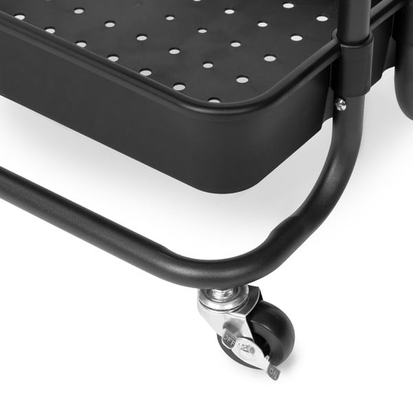 Черен пластмасов подвижен рафт 43x36 cm Grena - Compactor-image-3