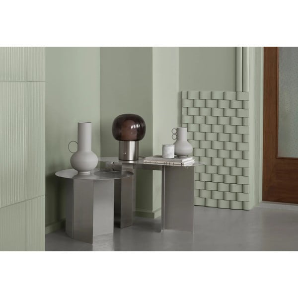 Конзолна маса от неръждаема стомана в матово сребрист цвят 35x80 cm Oru – Blomus-image-1