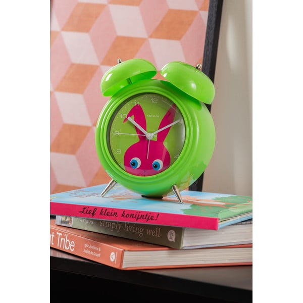 Детски будилник ø 15 cm Peekaboo Bunny – Karlsson-image-1