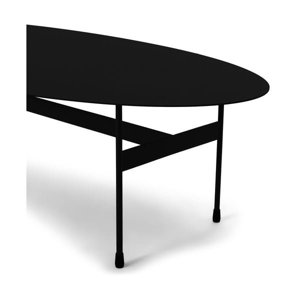 Черна метална масичка за кафе 39x120 cm Mira – Spinder Design-image-2