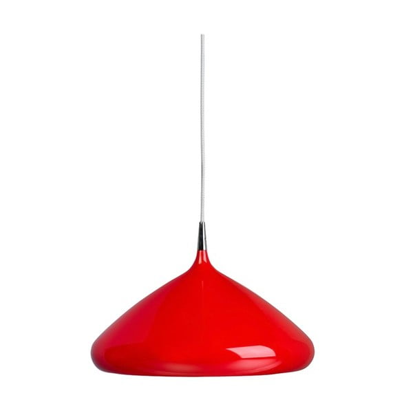 Stropní lampa Jakobstad, červená