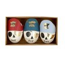 Парти аксесоари в комплект от 3 бр. Pirate Skulls Surprise Balls – Meri Meri