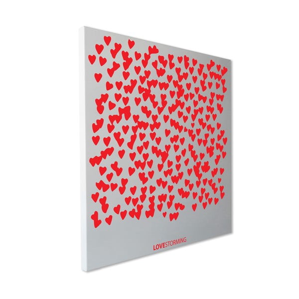Magnetická tabule dESIGNoBJECT.it Lovestorming, 50 x 50 cm -image-2