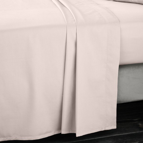 Розов чаршаф от памучен сатен 180x260 cm Cotton Sateen – Bianca-image-1
