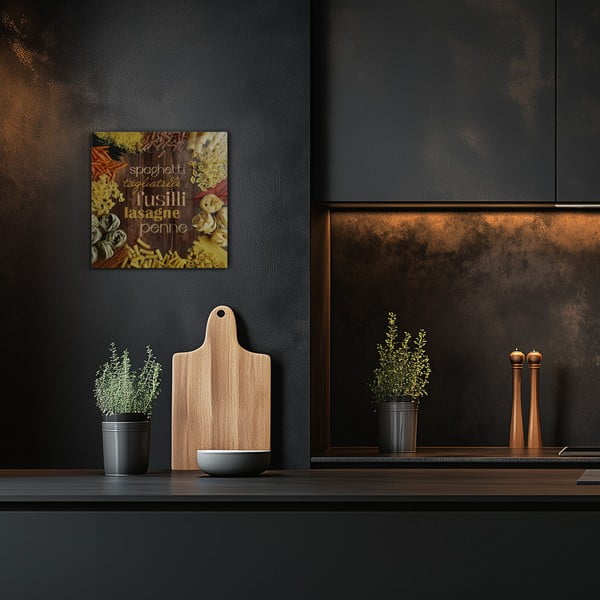 Картина върху стъкло 30x30 cm Pasta – Styler-image-2