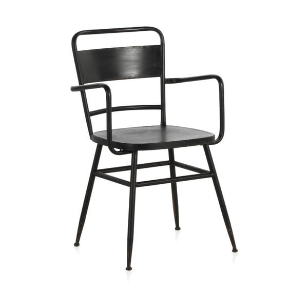 Черен метален фотьойл Derro Industrial Style - Geese