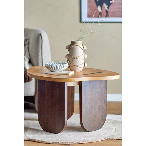 Масичка за кафе в естествен цвят 60x75 cm Cilas – Bloomingville-image-1