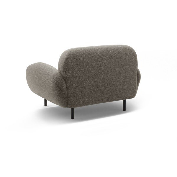 Сиво кресло от букле Poppy – Micadoni -image-2