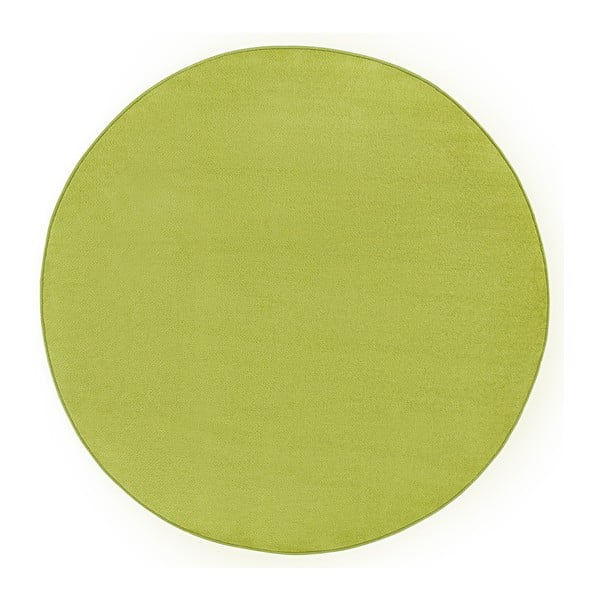 Зелен килим Fancy, ⌀ 133 cm - Hanse Home
