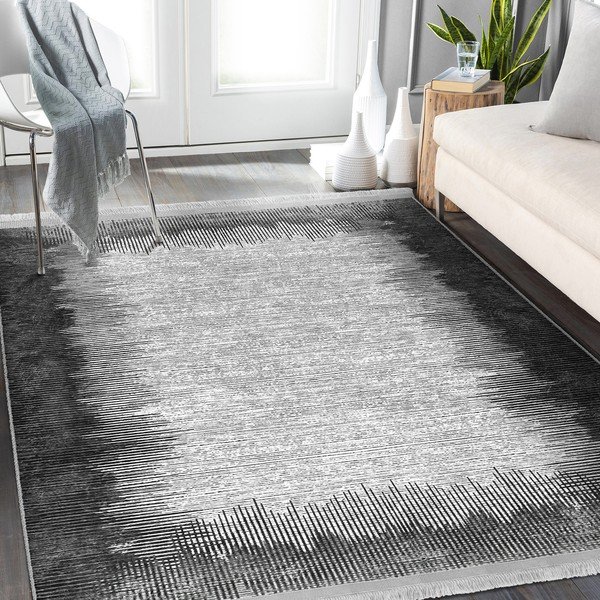 Сив килим 160x230 cm - Mila Home-image-3