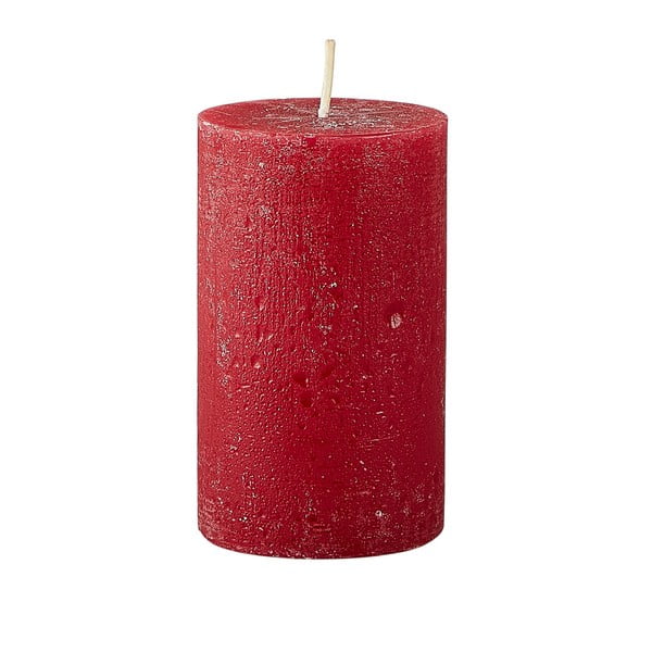 Червена свещ Konic, ⌀ 6 x 10 cm - KJ Collection