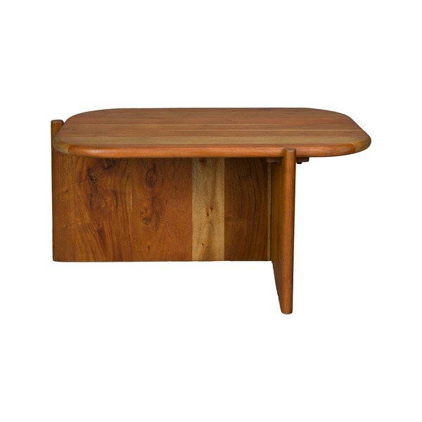 Масичка за кафе от масивна акация в естествен цвят 50x75 cm Feller – Dutchbone