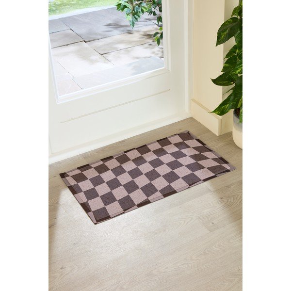 Изтривалка от PVC 40x70 cm Checkerboard – Artsy Doormats-image-2