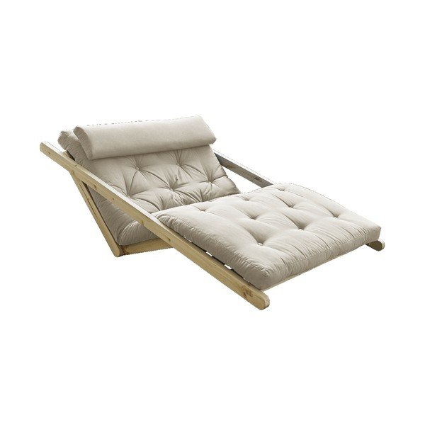 Двуместен променлив шезлонг Figo Natural Clear/Beige - Karup Design