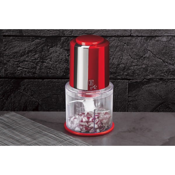 Електрическа резачка за плодове и зеленчуци Burgundy Metallic Line - BerlingerHaus-image-1