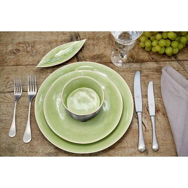 Светлозелено-черна каменна купа на крачета , ⌀ 14 cm Riviera - Costa Nova-image-3