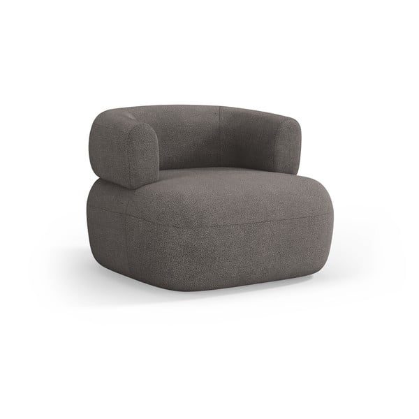 Сиво кресло от плат букле Jenny – Micadoni Home