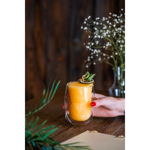 Комплект от 2 чаши за лате с двойна стена, 250 ml Geo - Vialli Design-image-1