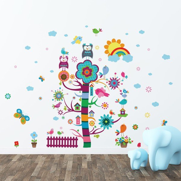 Комплект детски стикери за стена Magic Tree - Ambiance-image-1