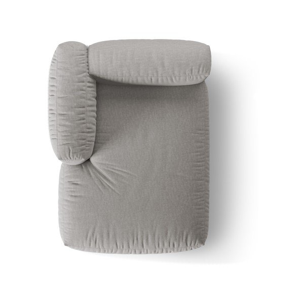 Светлосив модул за диван (ляв ъгъл) Martina – Micadoni Home-image-3