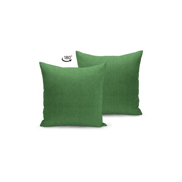 Зелена калъфка за възглавница Kate Louise Forest, 45 x 45 cm-image-1