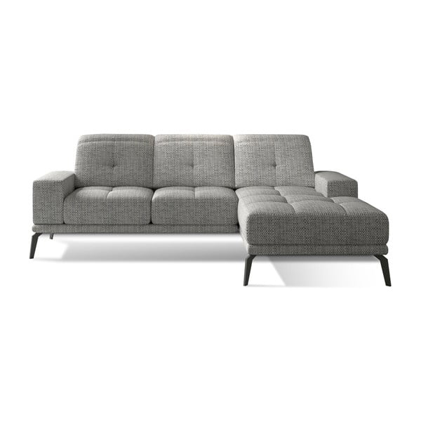 Сив ъглов диван (десен ъгъл) Torrense – ELTAP