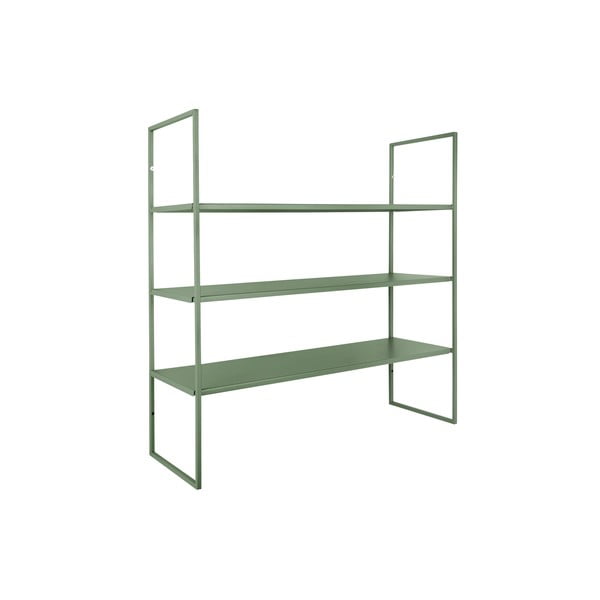 Зелен на няколко нива метален стенен рафт 60 cm Level – PT LIVING-image-2