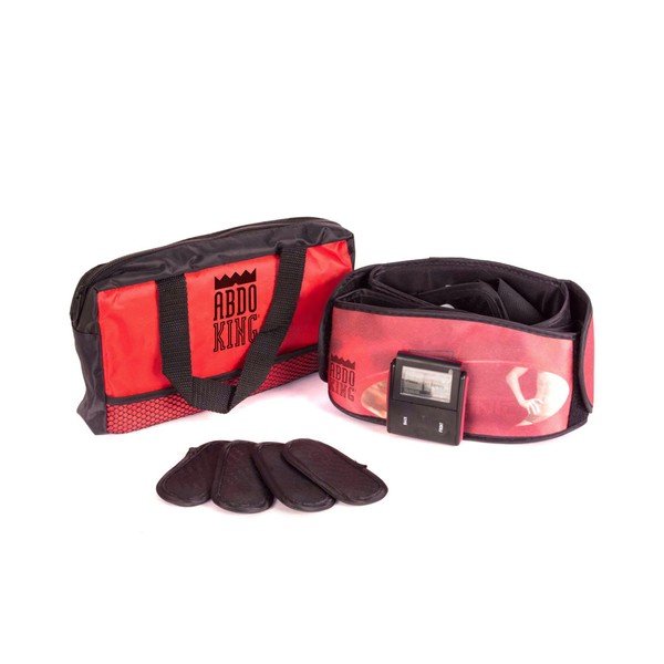 Червен колан за електростимулация Abdo King - InnovaGoods-image-3
