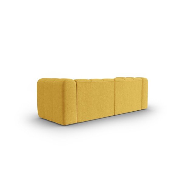 Жълт диван 228 cm Lupine - Micadoni Home-image-4