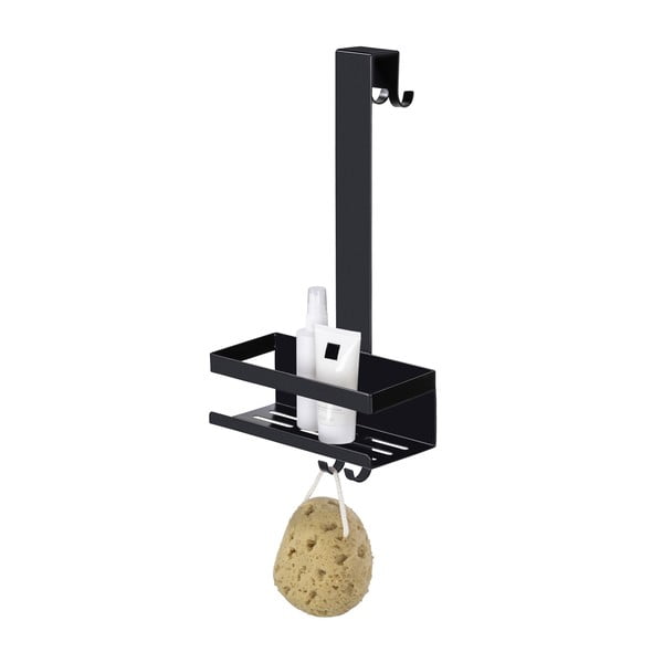 Черен висящ рафт за баня от неръждаема стомана Bribano – Wenko-image-2