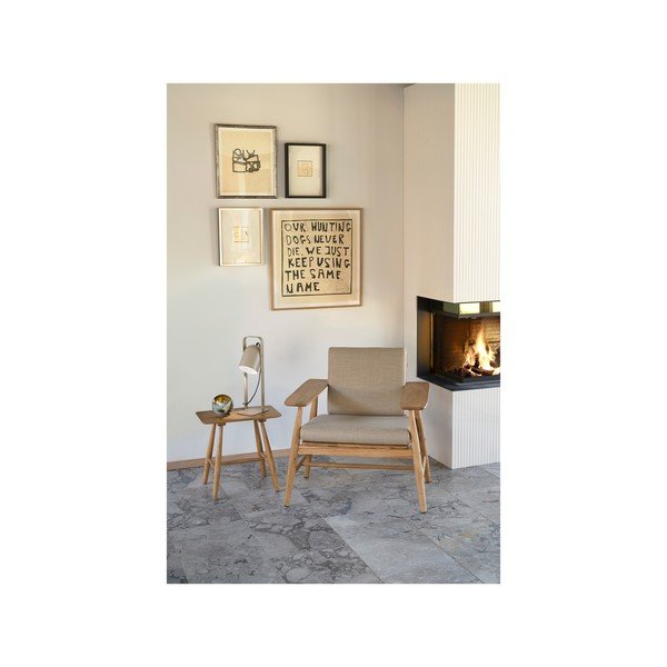 Бежова настолна лампа (височина 45 cm) Nesvik – Villa Collection-image-2