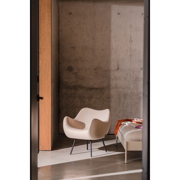 Бежово вълнено кресло RM58 – noo.ma-image-1